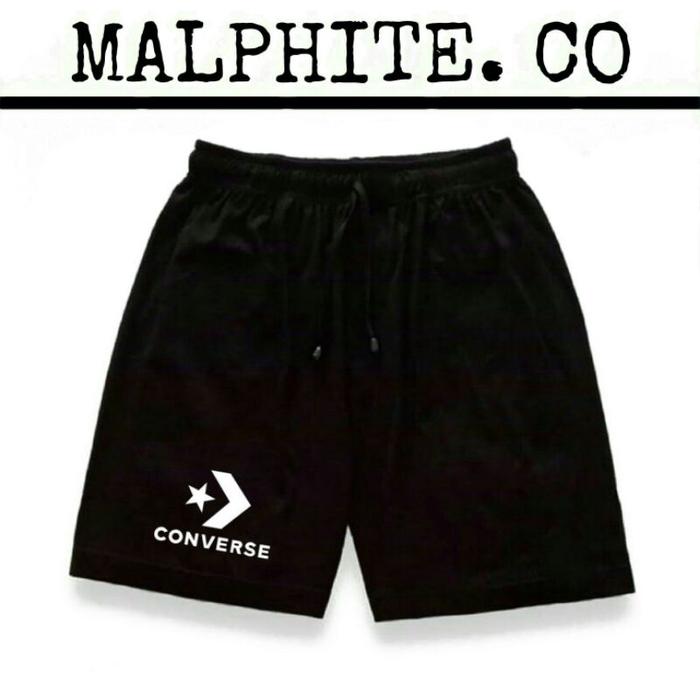 Celana Pendek Converse Boxer Motif Logo Gambar Lambang Tulisan All Star One Sport Outdoor Short Pant