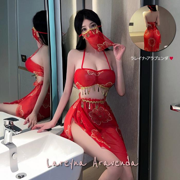 Set Lingerie Fantasy Malam Kostum Belly Dance Arabian LG804 Diskon