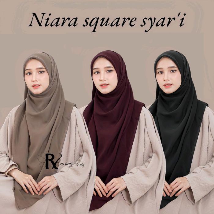 niara square syar'i I hijab segiempat syar'i I hijab syar'i I square syar'i premium