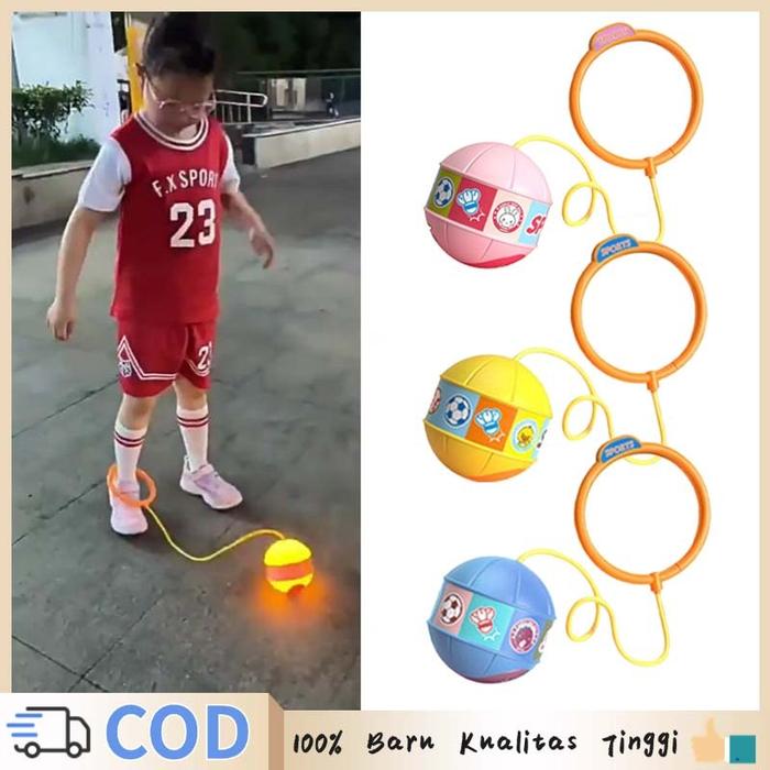 Hula Hoop Anak Led  Jumping Ring Nyala Led Hulahoop Lompat Kaki Full Led Jumpball Yoyo Kaki