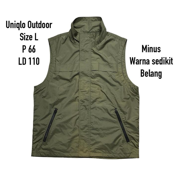 Uniqlo outdoor Classic vest rompi second