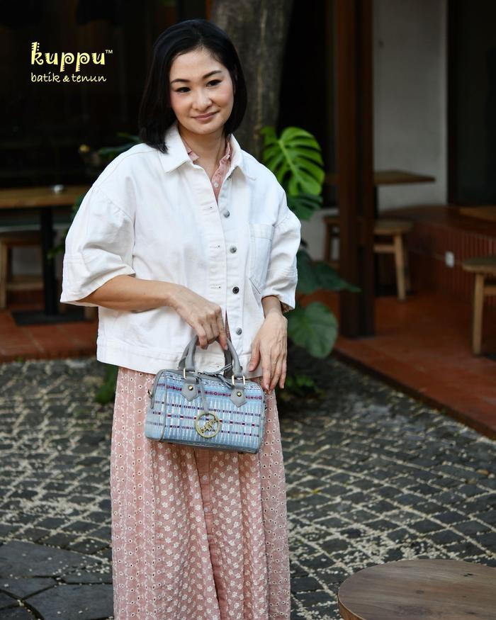 Moneta bag Size Mini Tenun Ulos by Kuppu Batik Tenun ( Speedy Bag)