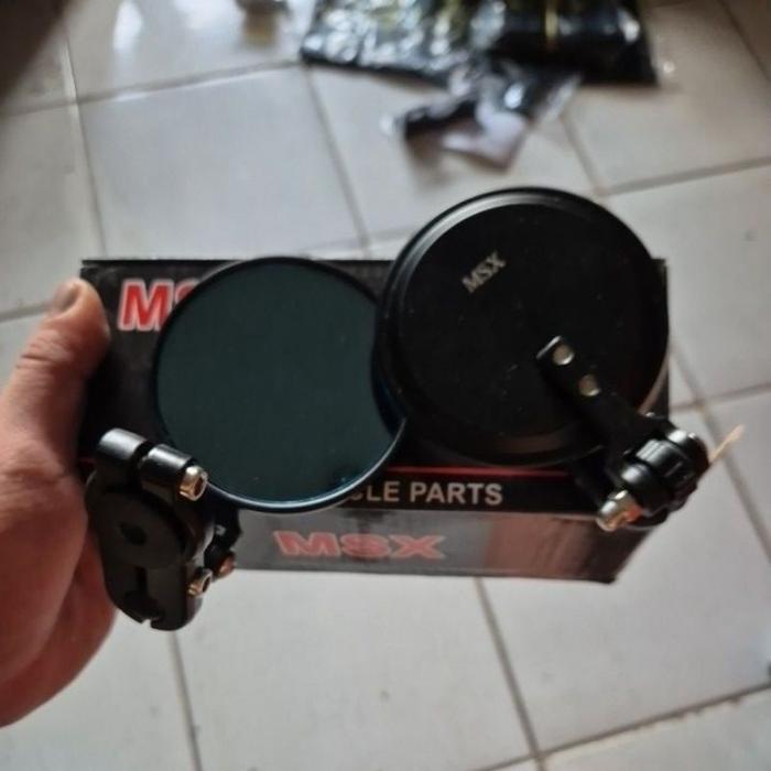 spion Supermoto cembung bulat mini KLX D-Tracker crf wr yz ktm w175 win klasik sclambler bobber vixi