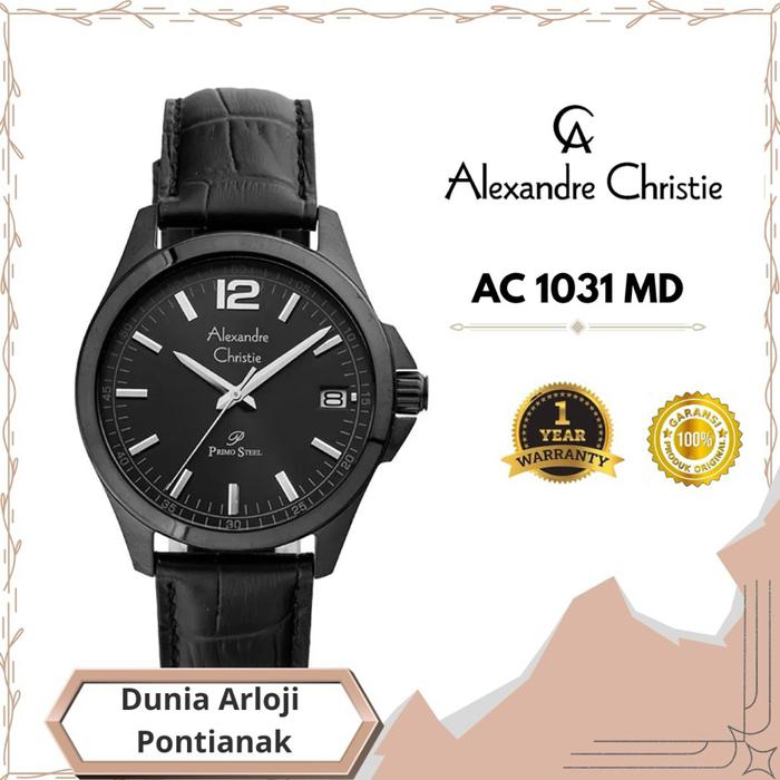 [ Dunia Arloji Pontianak ] ac 1031 Alexandre Christie Quartz Stainless Watch Watches
