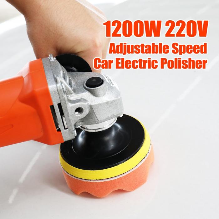 1200W 220V Kecepatan Disesuaikan Mobil Listrik Polisher Mesin Waxing Perabotan Mobil Alat Poles Coco