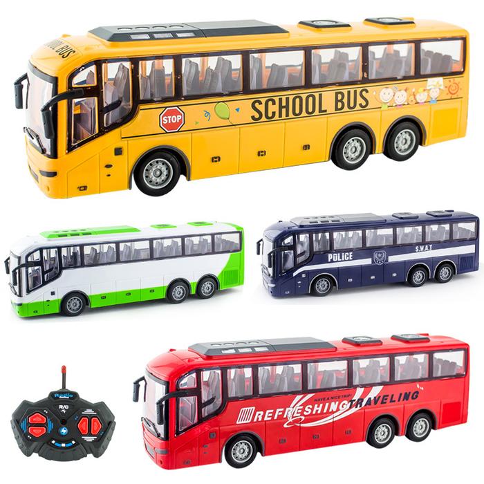 Children Remote Controlled Bus Simulation Car School Bus Model Wireless Remote Controlled Boy Electr