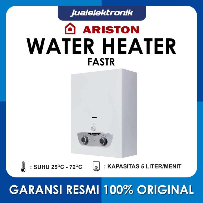Ariston FASTR – Water Heater Gas Penghangat Air Garansi 1 Tahun