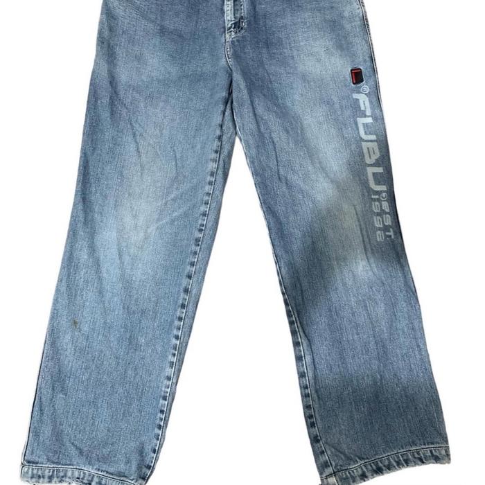 CELANA JEANS FUBU COLLECTION Y2K - PRIA WANITA