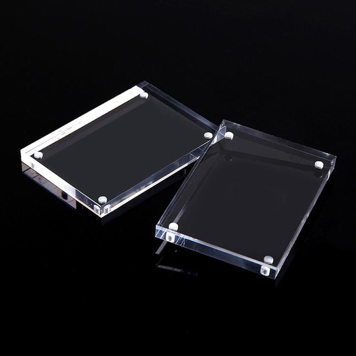 Transparent Acrylic Photo Frame Poster Display Stand Clear Price Tag