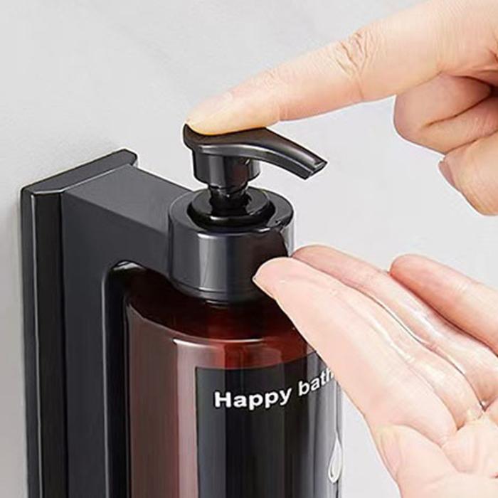Dispenser Sabun Cair Gantungan Botol Sabun Shampoo Tempel Dinding Kamar Mandi Hotel ,Breket Botol Sa