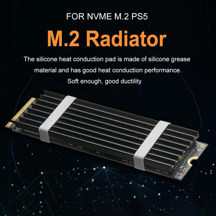 Cahaya Mall - Heatsink SSD NVMe M.2 | Aluminium Cooler High Performance | Pendingin SSD Laptop PC