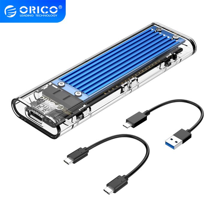 ORICO M2 NVMe Case Transparent Hard Drive Enclosure for NVME PCIE
