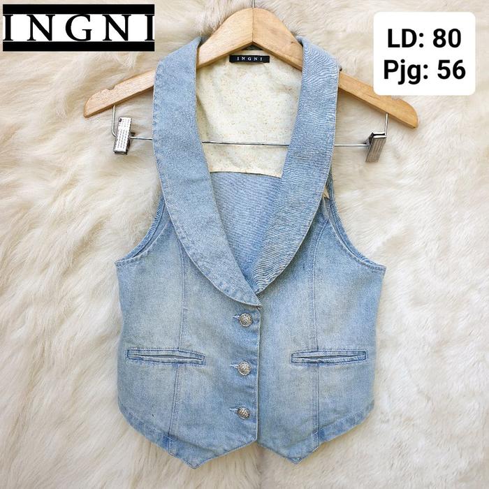 INGNI Vest Outer Denim Wanita