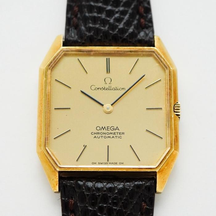 Omega Constellation Octagonal Jam Tangan Vintage Pria Original