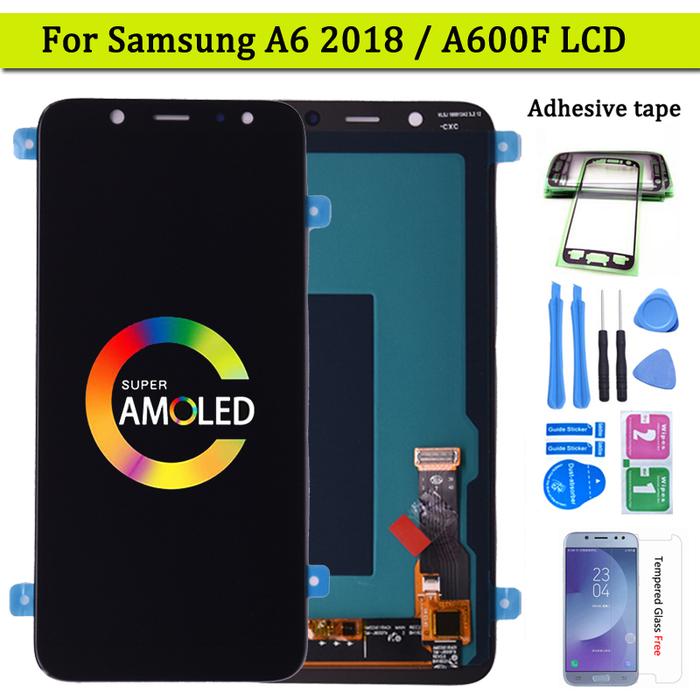 Super AMOLED For SAMSUNG Galaxy A6 2018 A600 A600F A600FN LCD Display