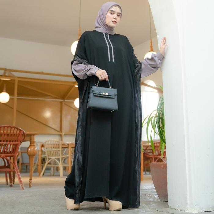 Hayfa Abaya Gamis Dress Wanita Kekinian Terbaru 2024 Makkata Hijab