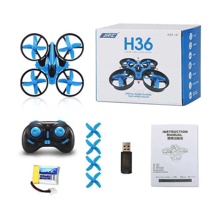 JJRC H36 Mini RC Drone Helicopter 4 Channels 6-Axis Headless Mode 360