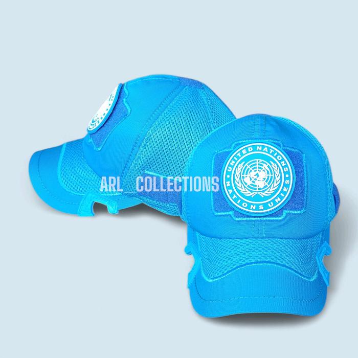 topi tactical coak biru muda un combinasi mess drill cotton baseball caps velcro new produk