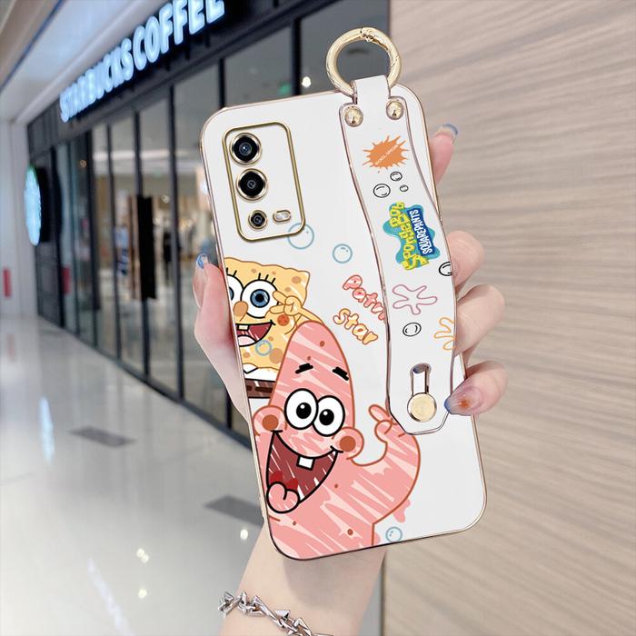 Hontinga Sarung Ponsel untuk OPPO A55 4G, Pelindung Telepon Genggam