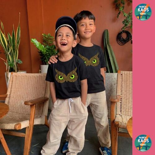 Kaos 3D Anak 100% cotton premium