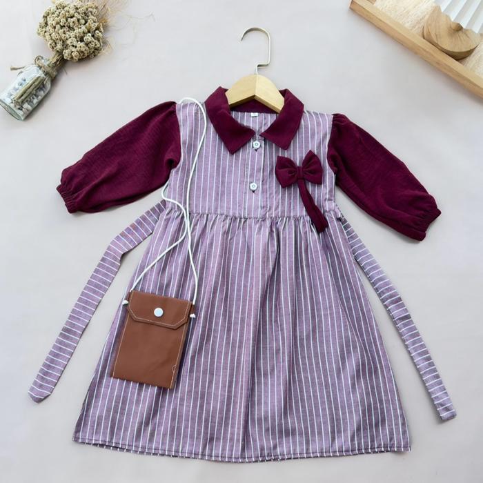 Gamis Anak Perempuan 1-9 Tahun Free Tas Model Andini