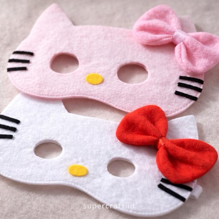 Topeng HelloKitty Pita Hello kitty bando Hello kitty HK Lovers Topeng Hello Kitty Anak & Dewasa Baha