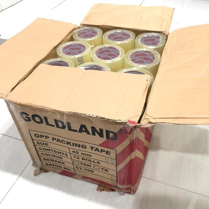 ISOLASI PACKING SOLASI LAKBAN BENING 48MM ASLI 100 YARD NON NACHI