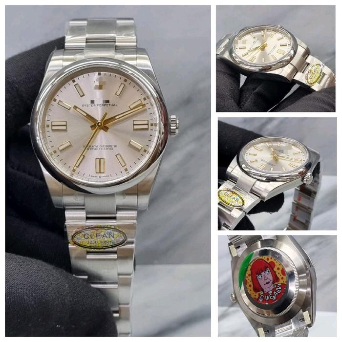 Dr.Jam II RLX OYSTER PERPETUAL OP 41MM DOMINO'S PIZZA REF. 124300 CLEAN 3230 TOP TIER 5
