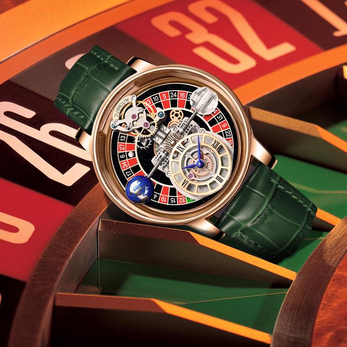 V2 jam tangan pinu pria, arloji berlian Tourbillon, merek unggulan,