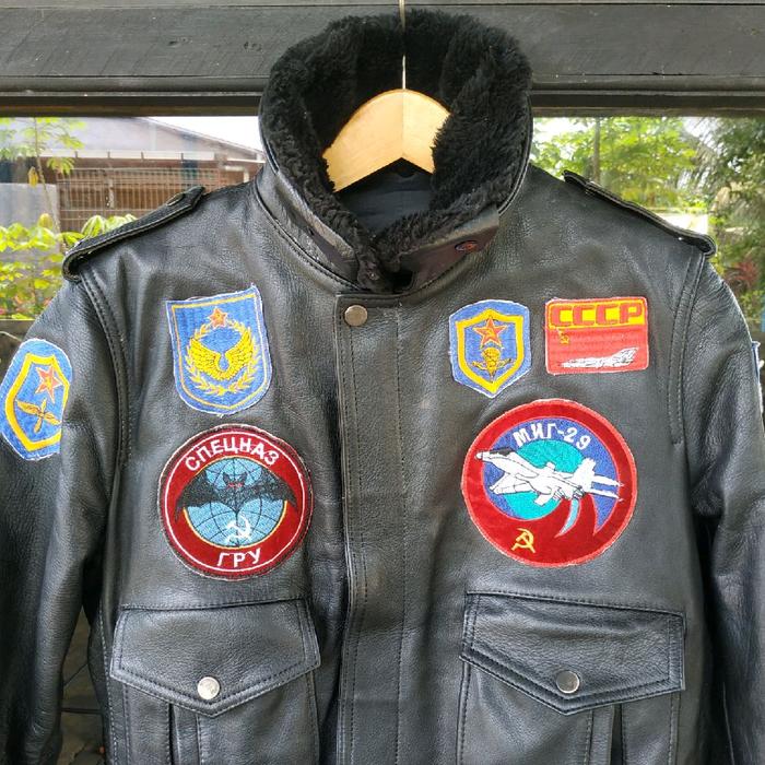 Top Gun G-1 Black Leather Jacket