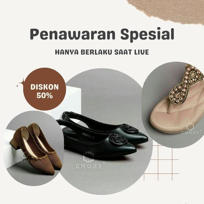 TEBUS MURAH SEPATU SANDAL EMORY ORIGINAL