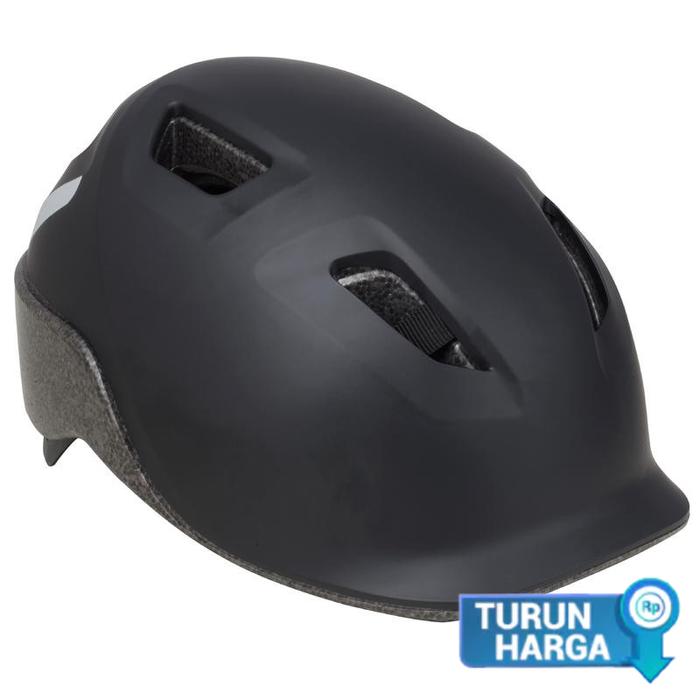 Decathlon Btwin Helm Sepeda City Bike / Folding Bike Hitam - 8524063