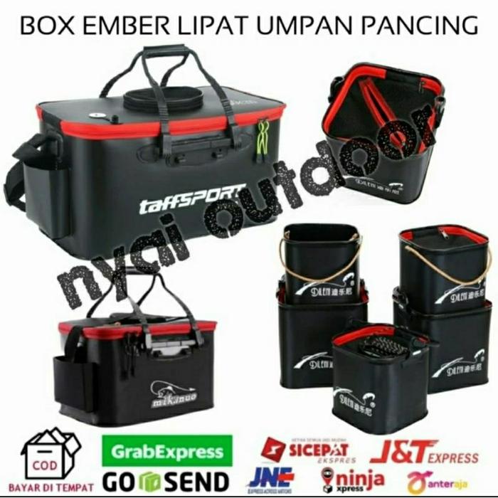 box ember lipat portabel box tempat umpan hidup pancing dan hasil pancing