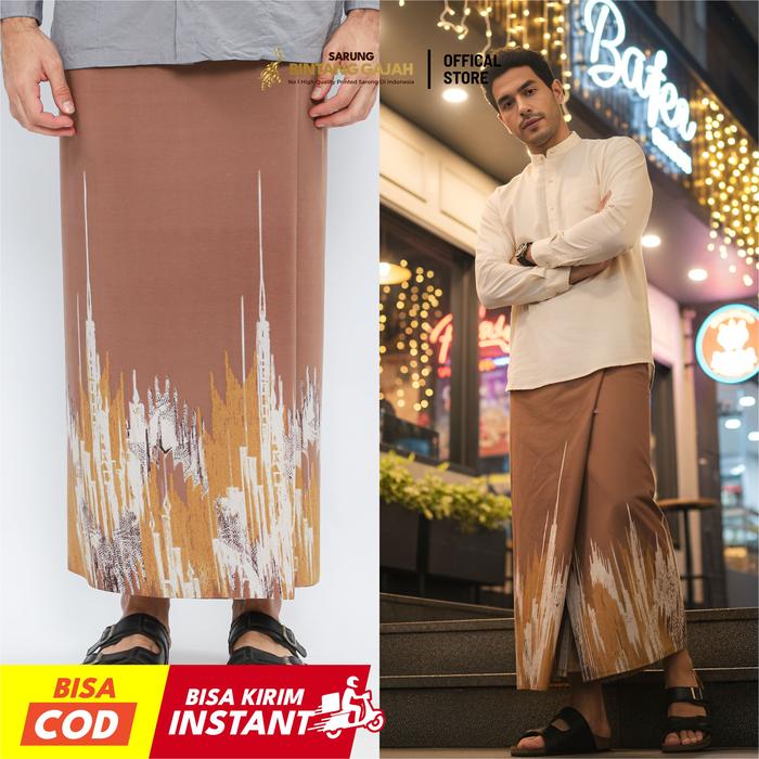 Sarung Bintang Gajah Onta Legenda WS 7347 Motif Ornamen Abstrak Modern