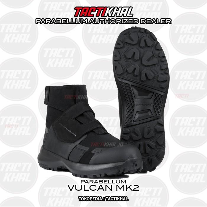 Terbaru Sepatu Parabellum Vulcan Mk2 Hitam/Black - Original Parabellum
