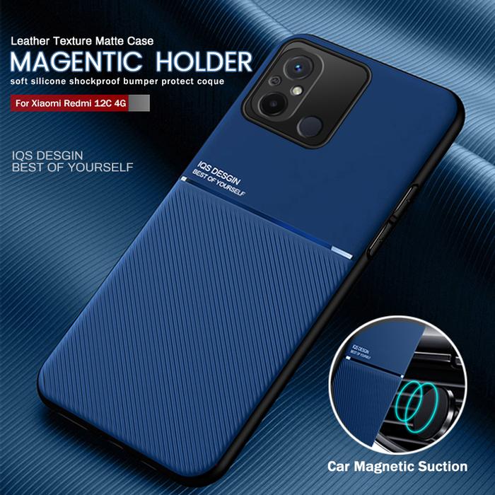Redmy 12C 4G Case Magnetic Leather Cover For Xiaomi Redmi 12C 12 C