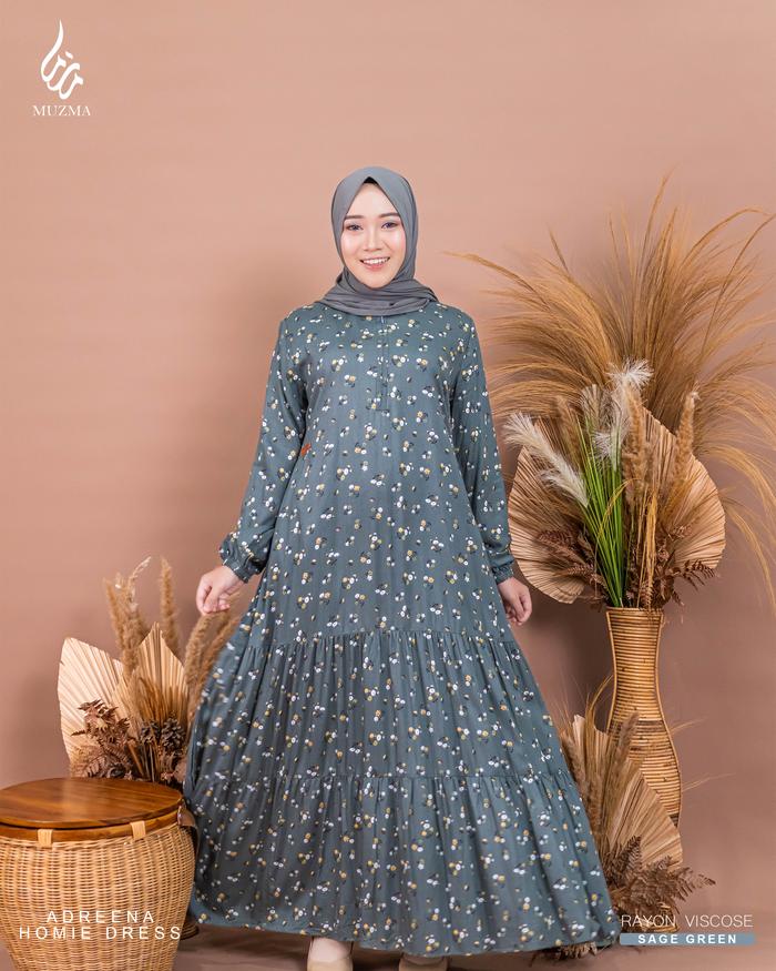 MUZMA - GAMIS DAILY ADREENA DRESS COCOK UNTUK HARIAN
