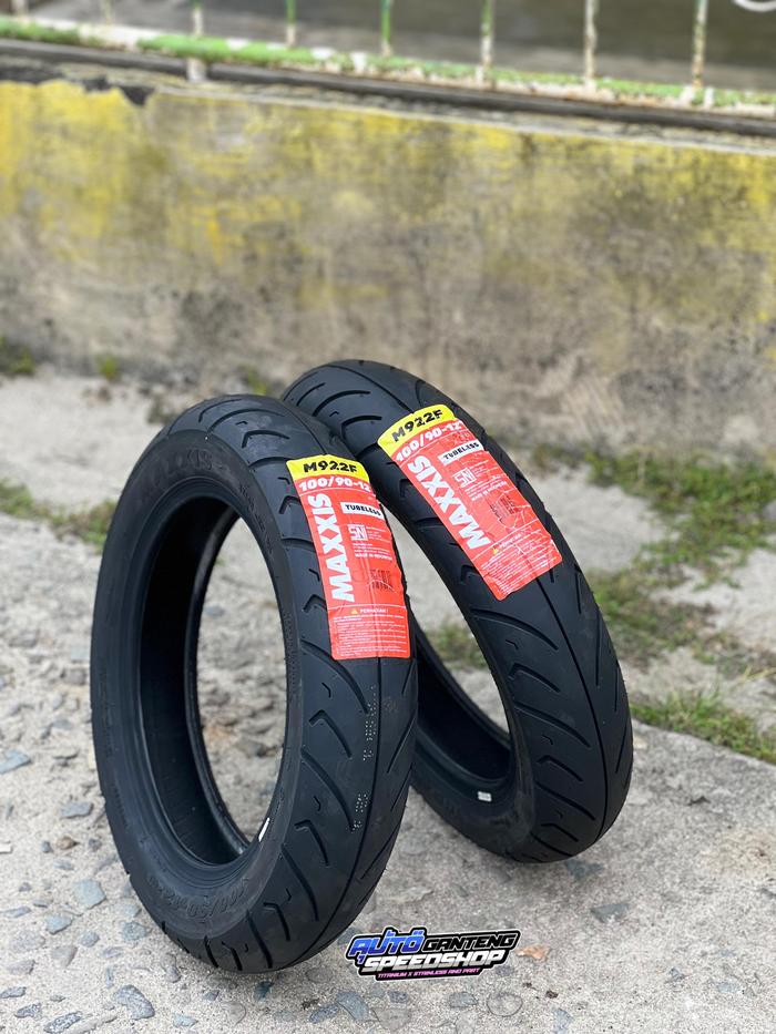 Maxxis Ban Motor M922F/M922R Ring 12 100/90-12 & 110/90-12 Ban Maxxis M922F M922R Ring 12