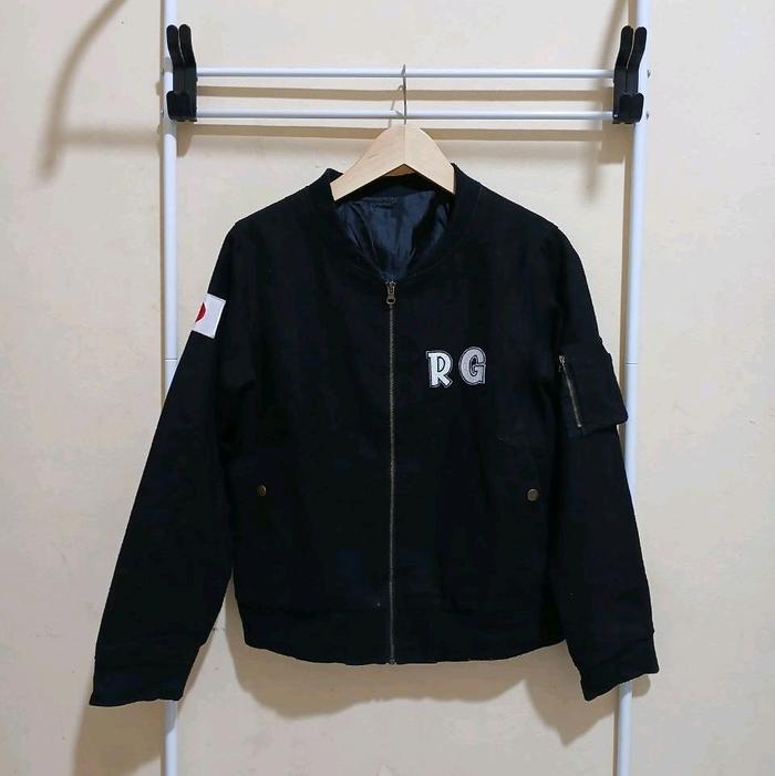 Riche glamour Japanese Brand Velvet Bomber Jacket Original