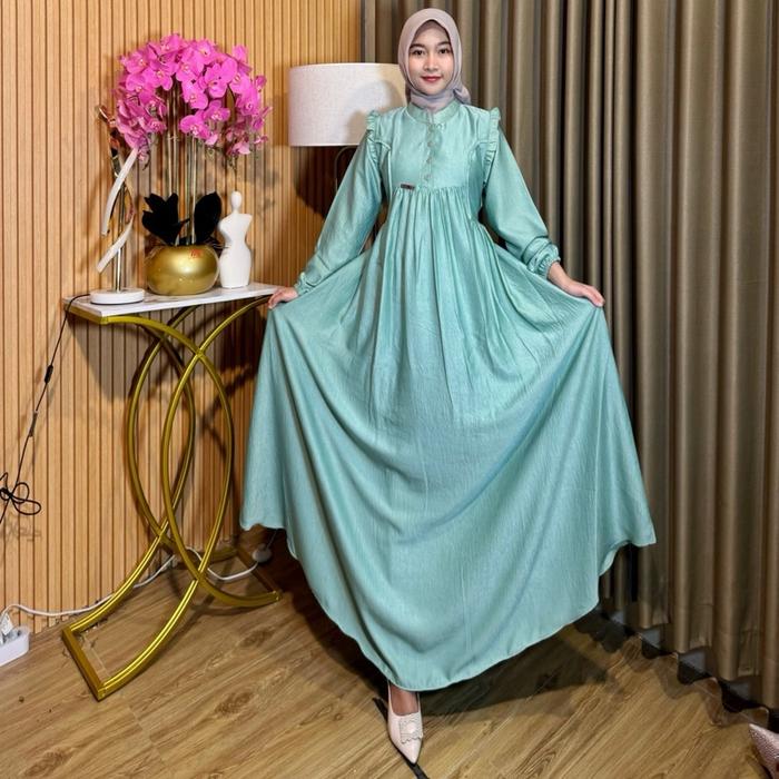 NADIA GAMIS OZORA SILKY SUTRA PREMIUM READY STOCK