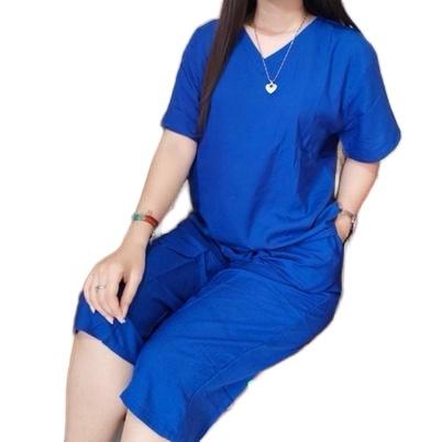 Setelan baju bali polos 7/8 XL XXL bahan adem tebal Rayon Dewasa