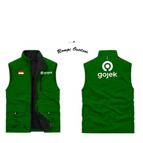 Rompi Gojek / Rompi Draiver Ojol Gojek Terbaru / Rompi Driver Gojek / Rompi Motor Pria / Rompi Anti