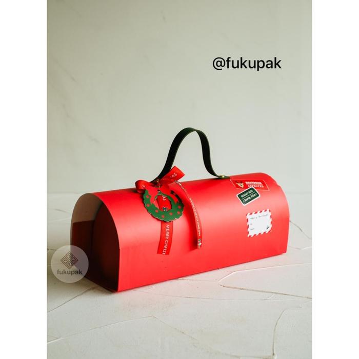 PREMIUM (READY) terjamin Treasure Box Natal (10pcs) kotak hamper christmas imlek rollcake toples kue
