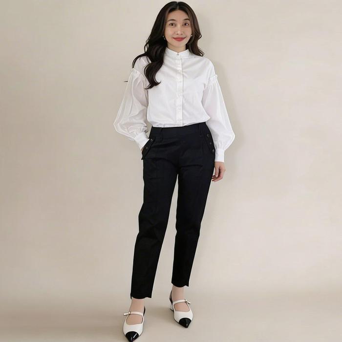 CELANA BAGGY PANTS DELKA - CELANA KERJA WANITA BAGGY PANTS PREMIUM