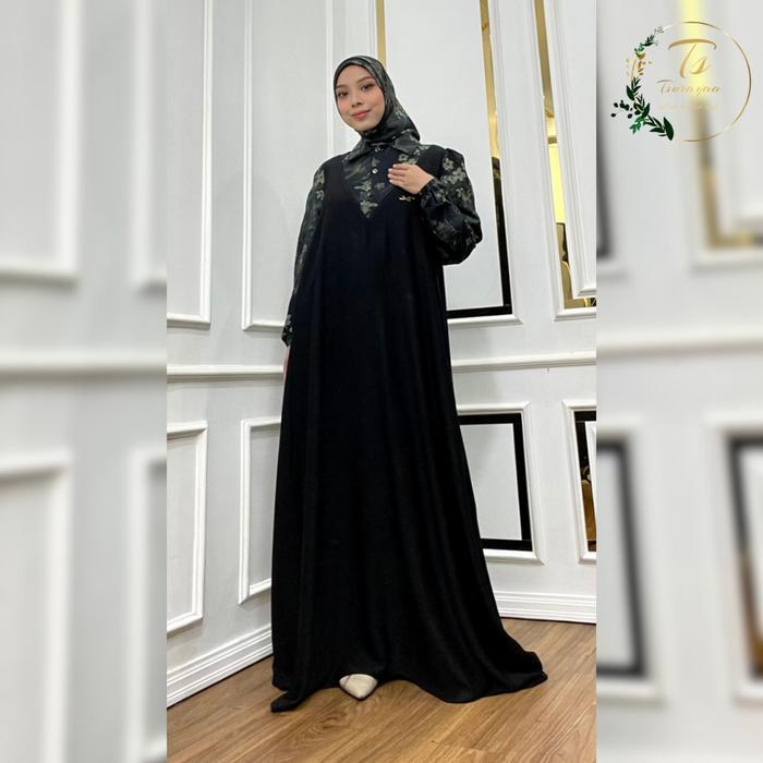 Tsurayaa Salwa - Aleva Set | Gamis Katun |