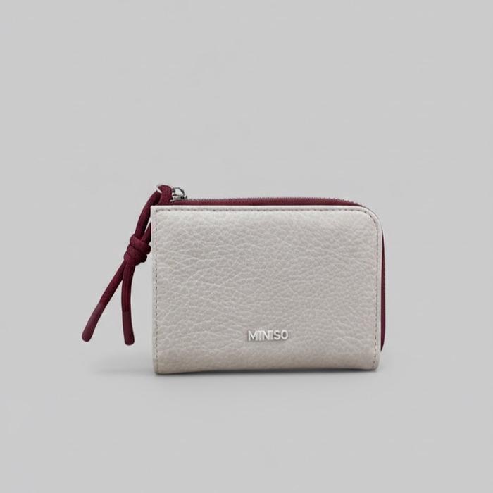 Miniso Two Fold Rope Knot Wallet/Dompet Lipat Tali