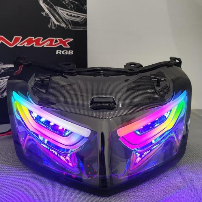 LAMPU STOP NMAX LAMA RGB 31 MODE WARNA STOPLAMP NMAX OLD MODEL XMAX RGB CR7