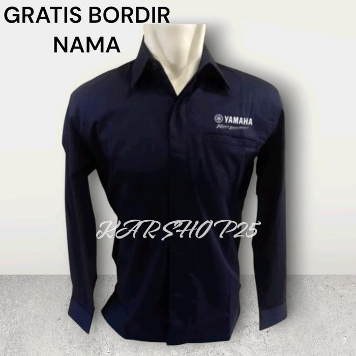 Kemeja Yamaha Lengan Panjang Seragam Pdh Yamaha Atasan Baju Yamaha B Size Kemeja Yamaha