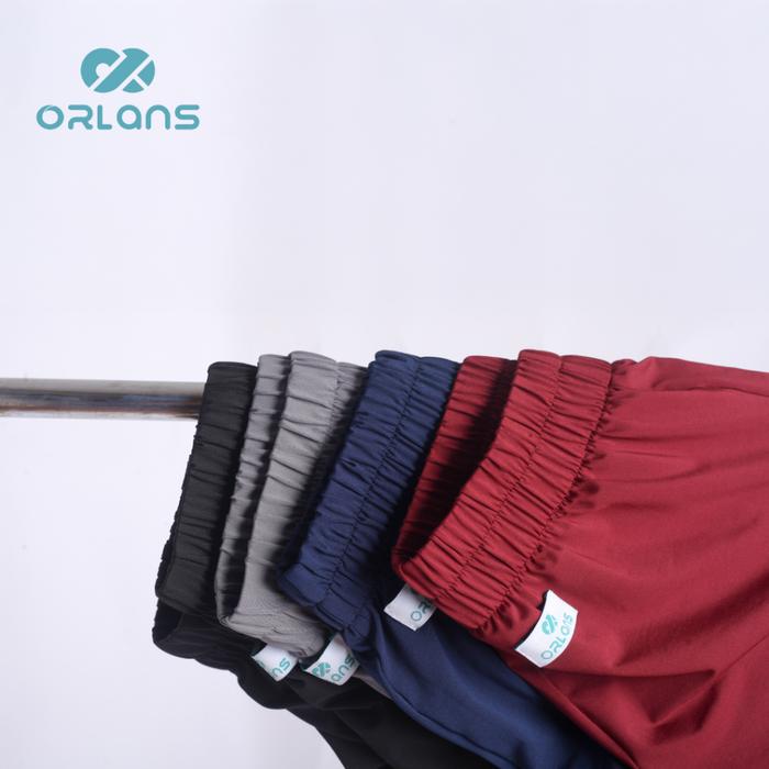 A Orlans Celamis  Kerut Jogger Celana Dalaman Gamis Jersey Premium Ban Karet Inner Pants Wanita Musl
