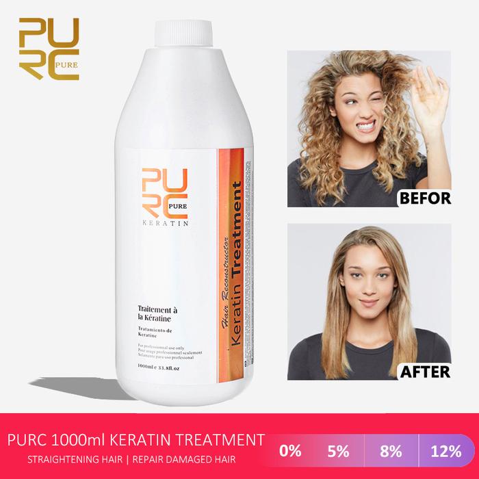 PURC Brazilian Keratin Hair Treatment Shampoo Professional Smoothing